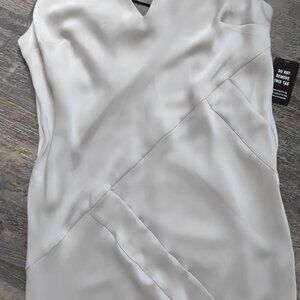 NWT Silver V-Neck Maxi Slip Dress Size Med by Express